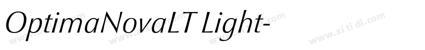 OptimaNovaLT Light字体转换 OptimaNovaLT Light字体转换
